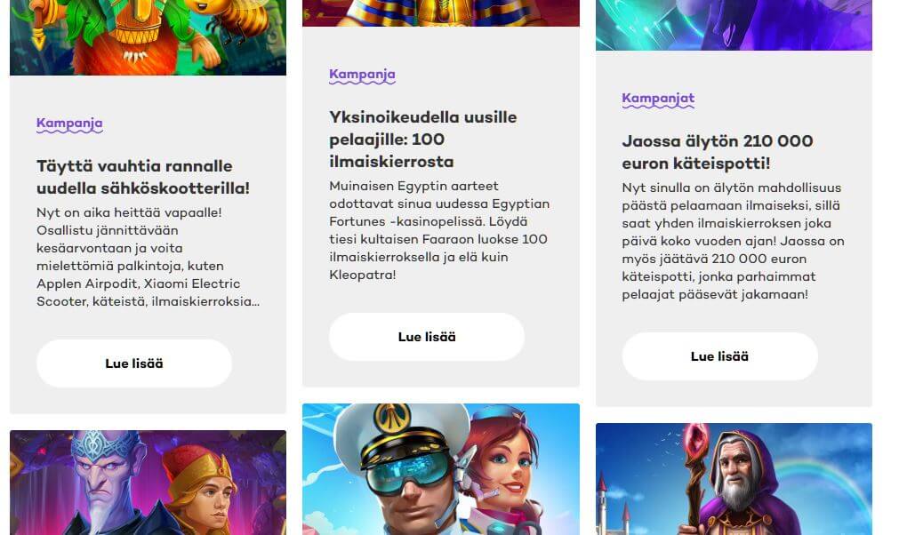 21 com casino vaihtuvat kampanjat