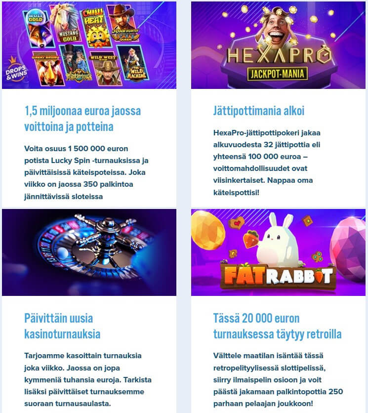 igame kampanjat ja tarjoukset