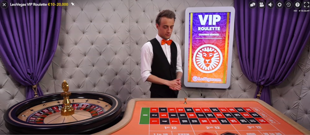 Leo Vegas rulettipöytä