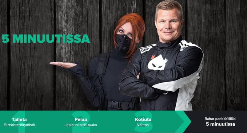 Formulakuski Mika Salo ja Ninja