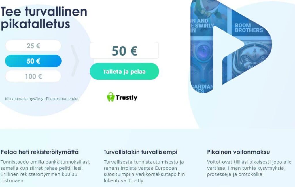pikakasino ilman rekisteröitymistä