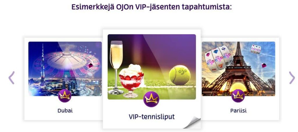 vip pelaaja kasino palkinnot