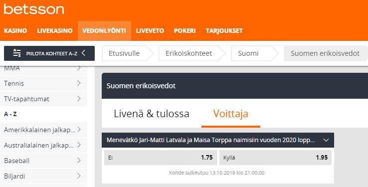 betsson suomi