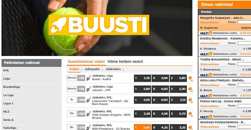 vedonlyönti multi plus ja buusti