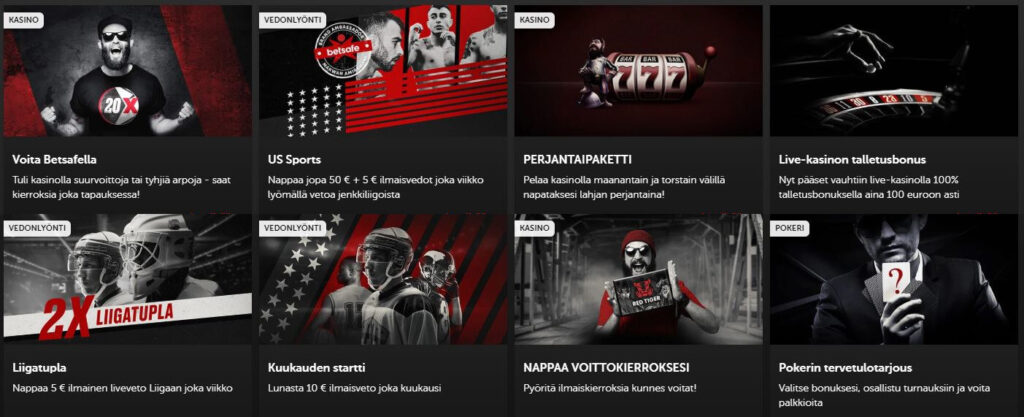 betsafe tarjoukset kampanja