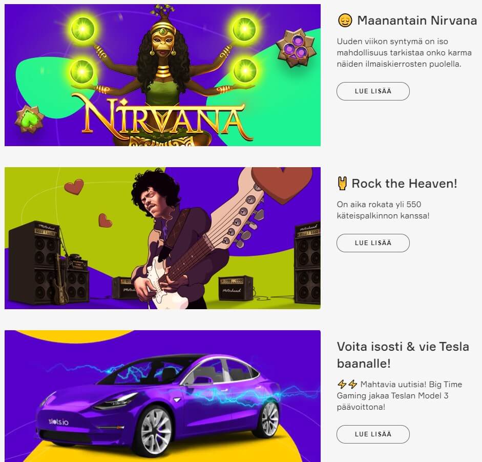 slots io kampanjat