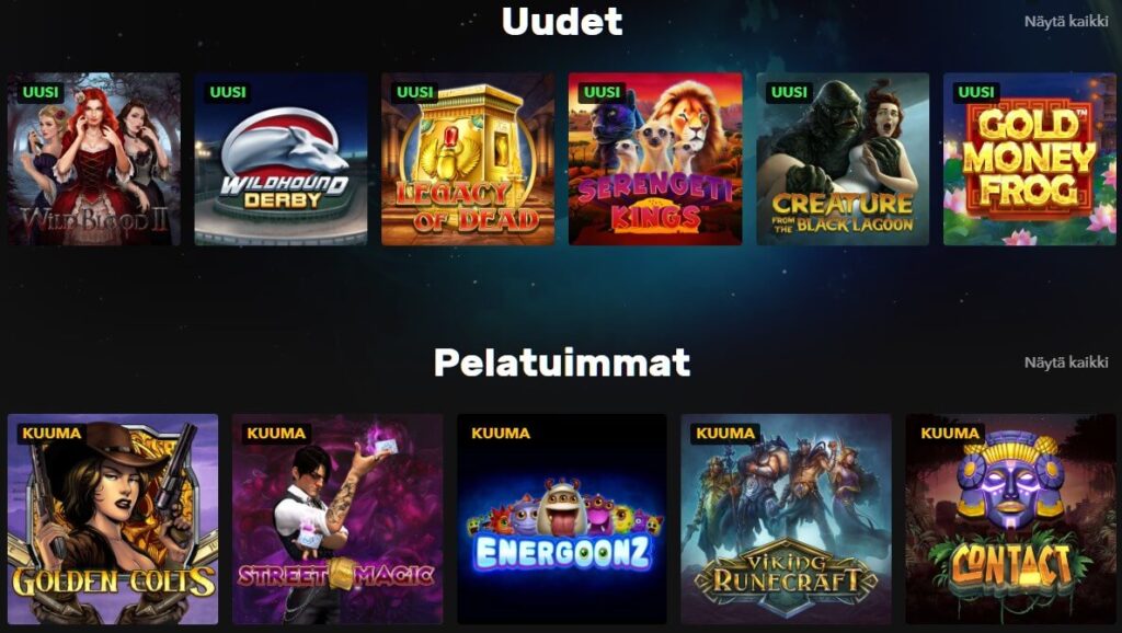 rocket casino pelit