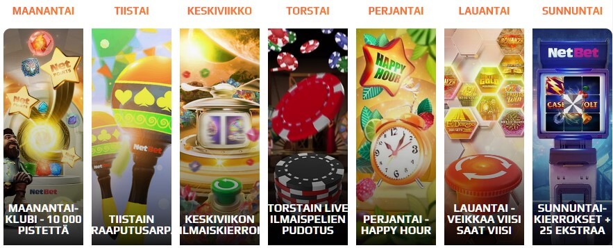 netbet tarjoukset kalenteri