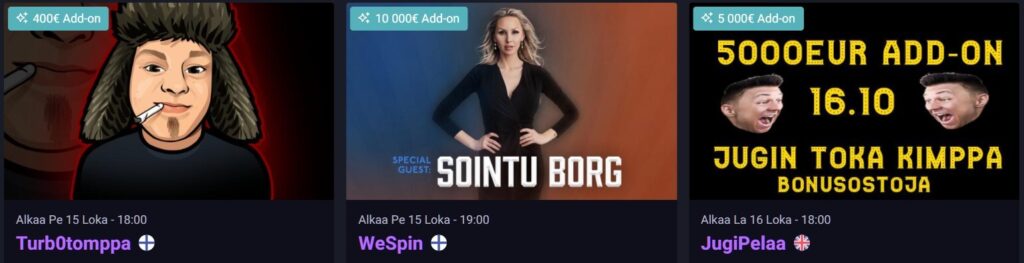 wespin casino striimi